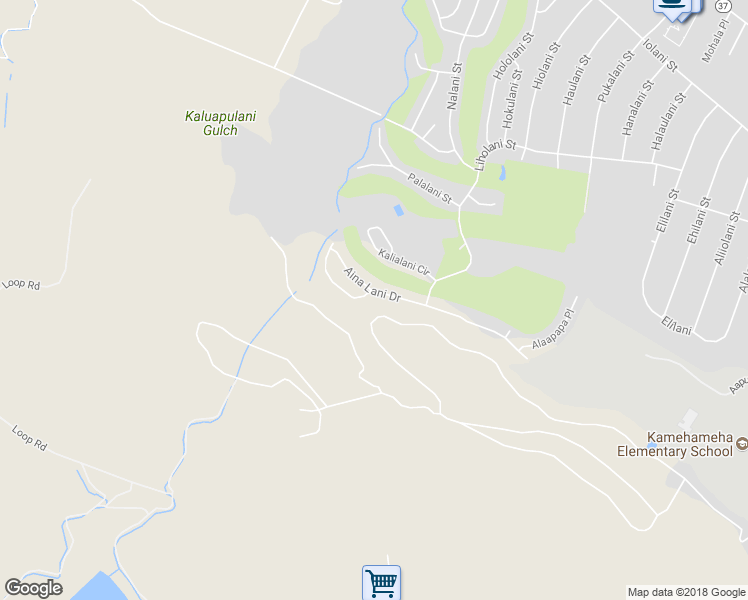 map of restaurants, bars, coffee shops, grocery stores, and more near 2746 Akalani Loop in Makawao