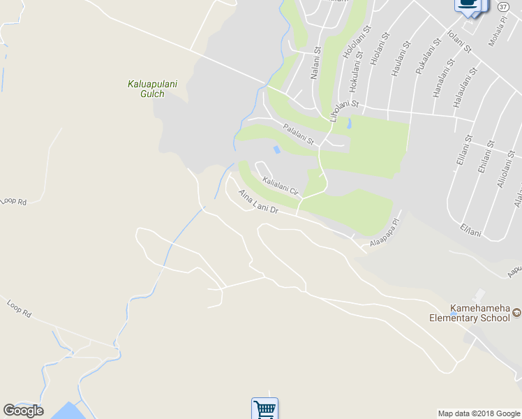 map of restaurants, bars, coffee shops, grocery stores, and more near 2748 Akalani Loop in Makawao