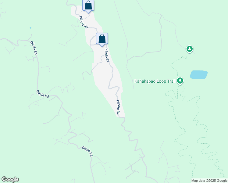 map of restaurants, bars, coffee shops, grocery stores, and more near 1670 Piiholo Road in Makawao