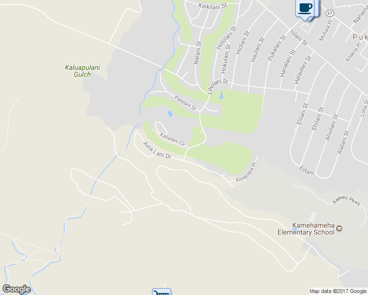 map of restaurants, bars, coffee shops, grocery stores, and more near 2838 Kalialani Circle in Makawao