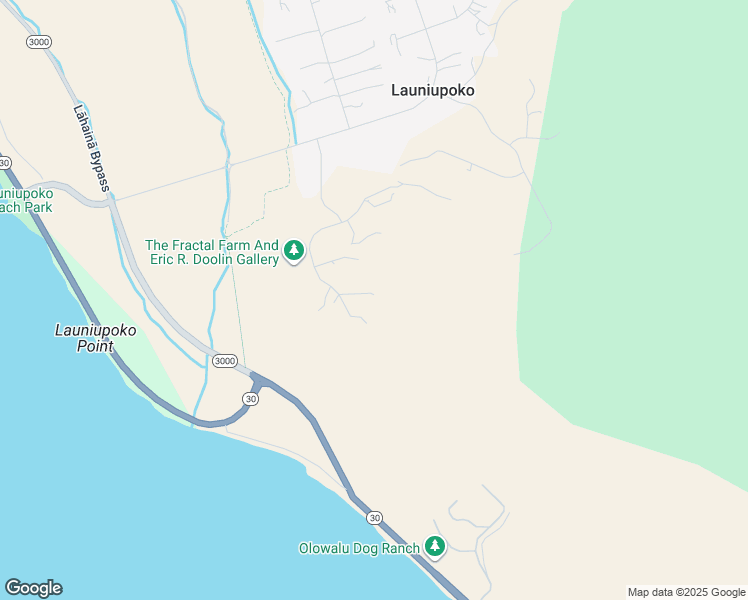 map of restaurants, bars, coffee shops, grocery stores, and more near 205 Pua Niu Way in Lahaina