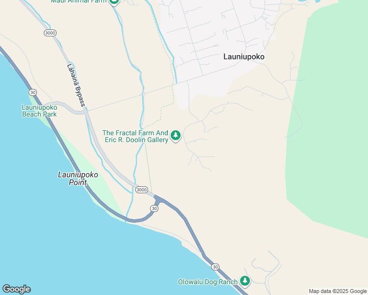 map of restaurants, bars, coffee shops, grocery stores, and more near 160 Pua Niu Way in Lahaina
