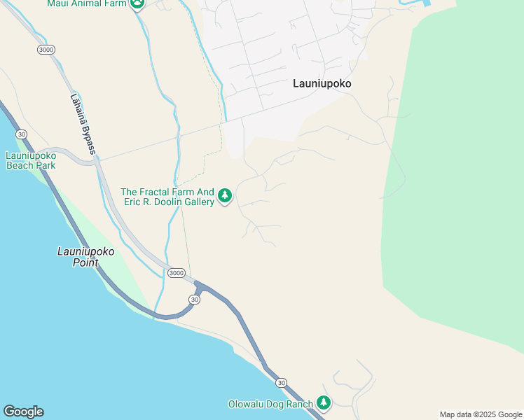 map of restaurants, bars, coffee shops, grocery stores, and more near 141 Pua Niu Way in Lahaina