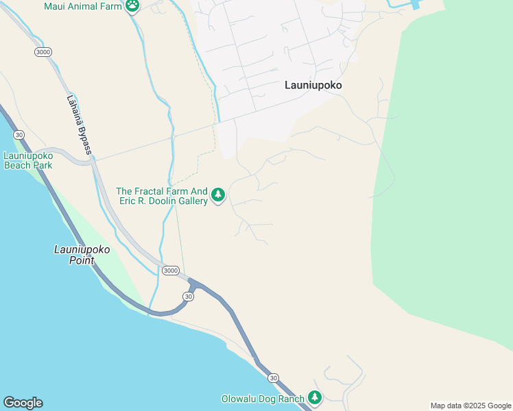 map of restaurants, bars, coffee shops, grocery stores, and more near 141 Pua Niu Way in Lahaina