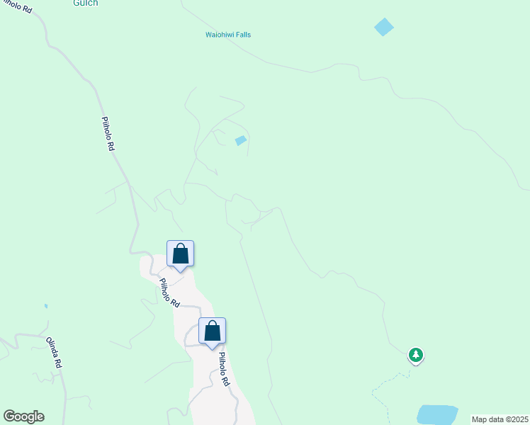 map of restaurants, bars, coffee shops, grocery stores, and more near Kahakapao Road in Olinda