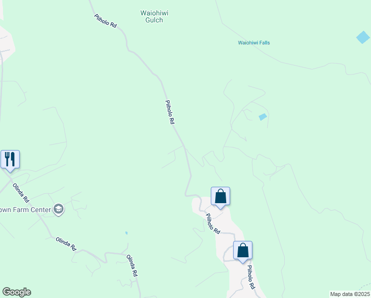map of restaurants, bars, coffee shops, grocery stores, and more near 1 Piiholo Road in Makawao