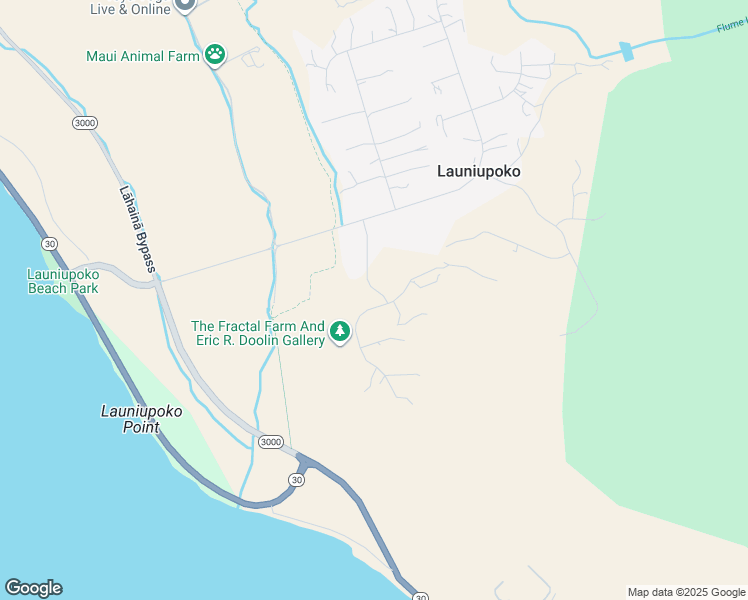 map of restaurants, bars, coffee shops, grocery stores, and more near 74 Pua Niu Way in Lahaina