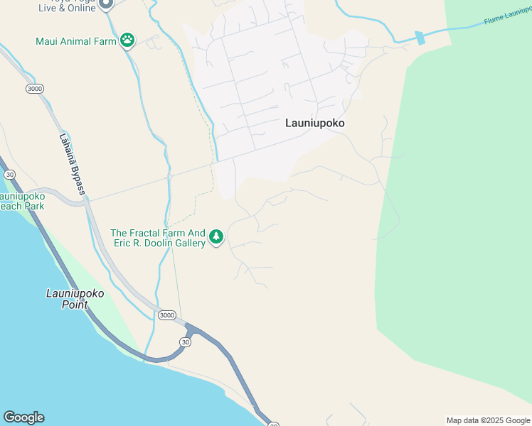 map of restaurants, bars, coffee shops, grocery stores, and more near 21 Pua Niu Way in Lahaina