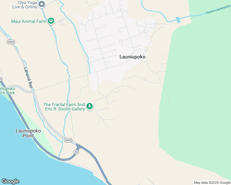 map of restaurants, bars, coffee shops, grocery stores, and more near 11 Pua Niu Way in Lahaina