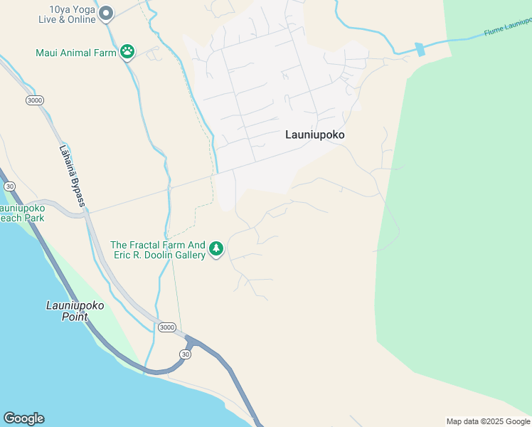 map of restaurants, bars, coffee shops, grocery stores, and more near 16 Pua Niu Way in Lahaina