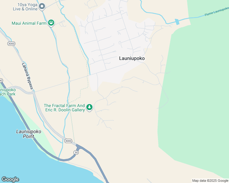 map of restaurants, bars, coffee shops, grocery stores, and more near 11 Pua Niu Way in Lahaina