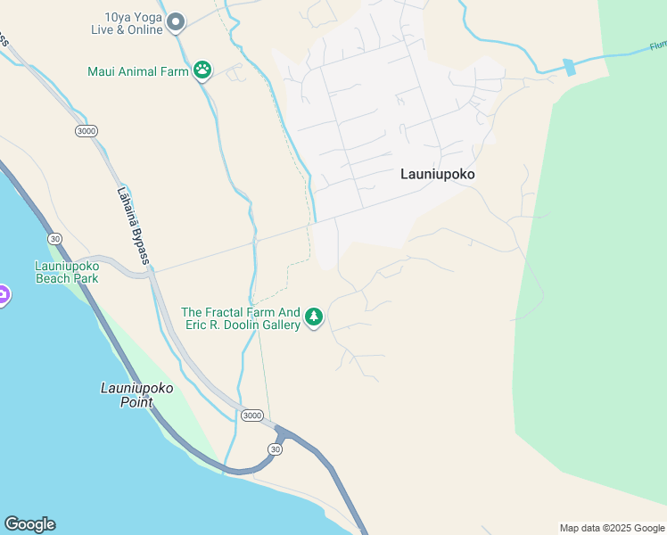 map of restaurants, bars, coffee shops, grocery stores, and more near 70 Wai Kulu Place in Lahaina