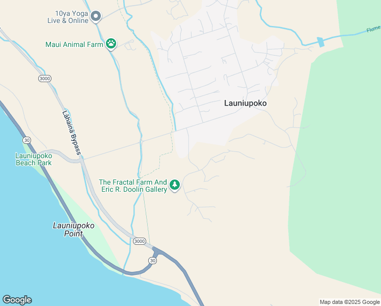 map of restaurants, bars, coffee shops, grocery stores, and more near 79 Wai Kulu Place in Lahaina