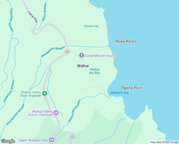 map of restaurants, bars, coffee shops, grocery stores, and more near 185 Wailua Road in Maui County