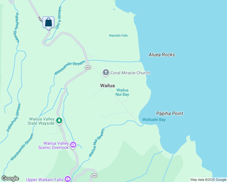 map of restaurants, bars, coffee shops, grocery stores, and more near 91 Wailua Road in Maui County