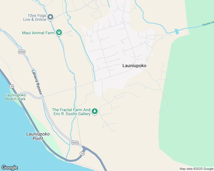 map of restaurants, bars, coffee shops, grocery stores, and more near 45 Wai Kulu Place in Lahaina
