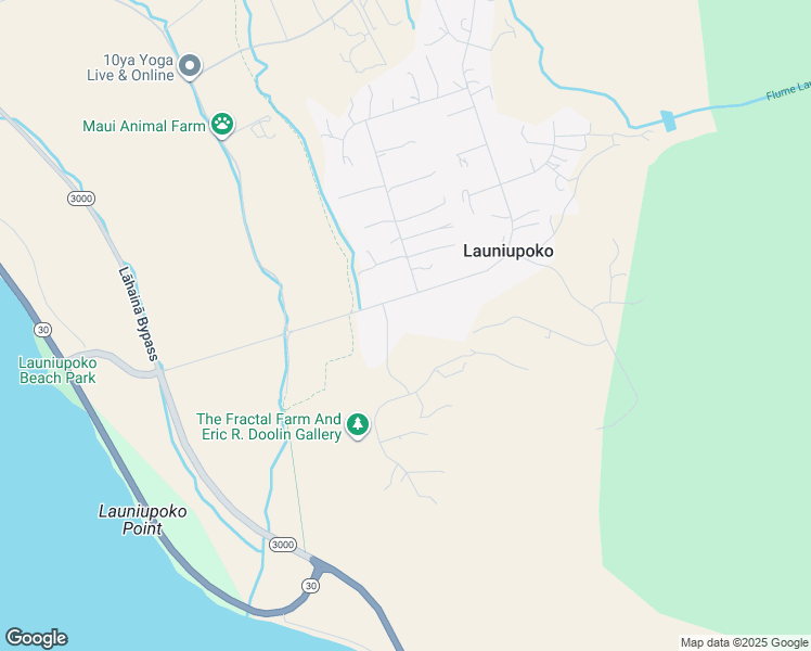 map of restaurants, bars, coffee shops, grocery stores, and more near 45 Wai Kulu Place in Lahaina