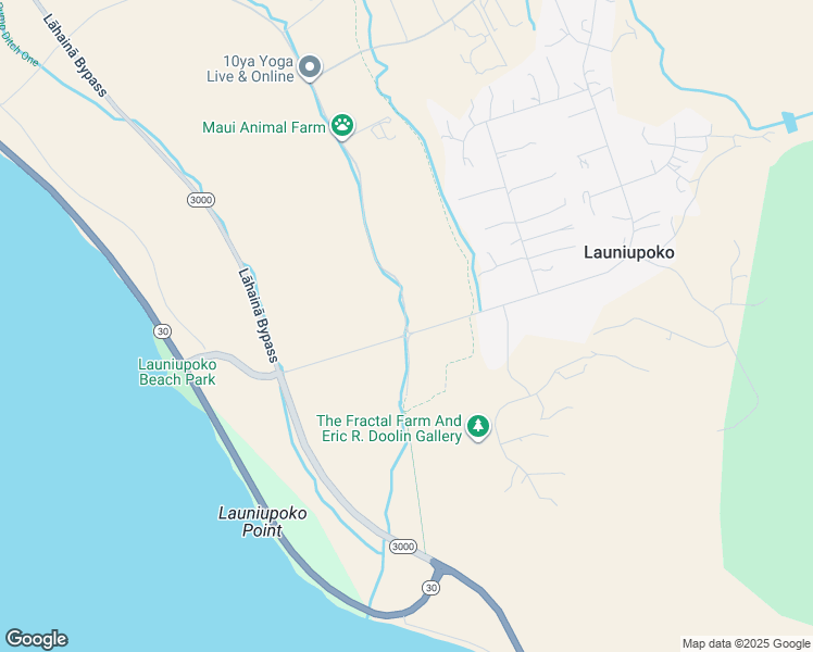 map of restaurants, bars, coffee shops, grocery stores, and more near 6 Haniu Street in Lahaina
