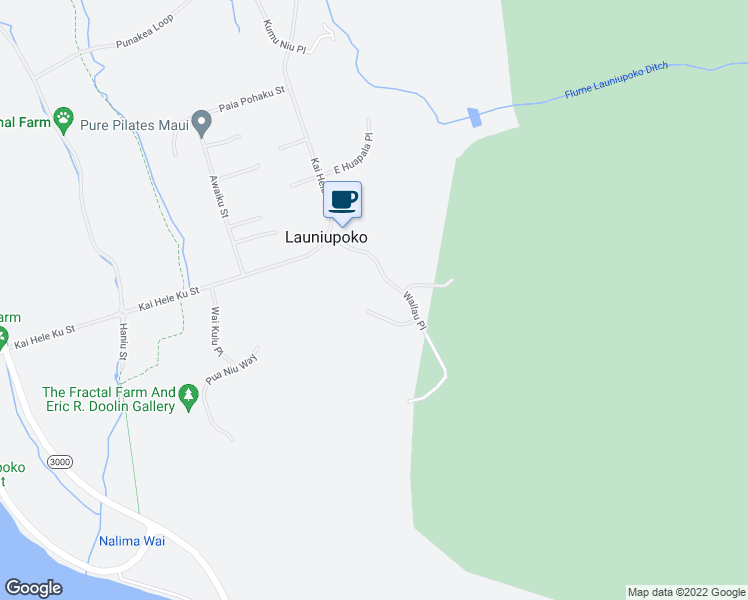 map of restaurants, bars, coffee shops, grocery stores, and more near 70 Wailau Place in Lahaina