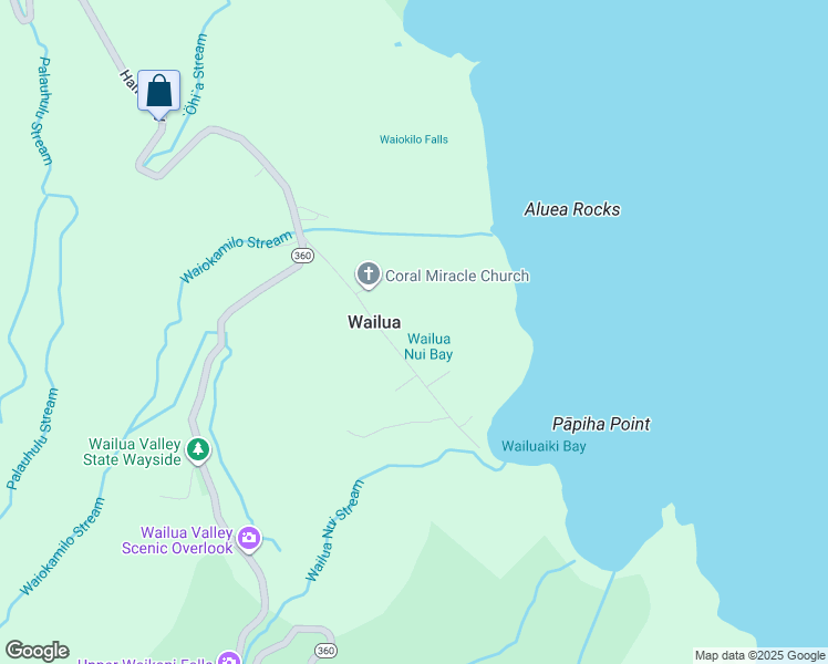 map of restaurants, bars, coffee shops, grocery stores, and more near 91 Wailua Road in Maui County