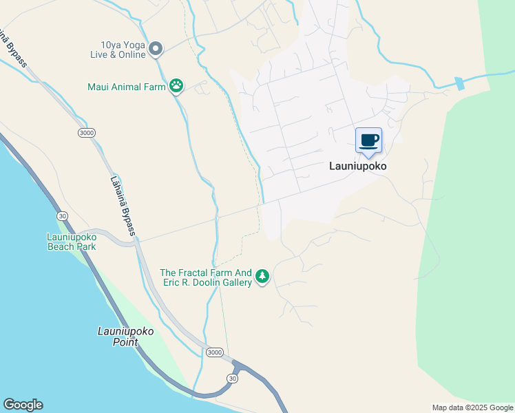 map of restaurants, bars, coffee shops, grocery stores, and more near 432 Kai Hele Ku Street in Lahaina