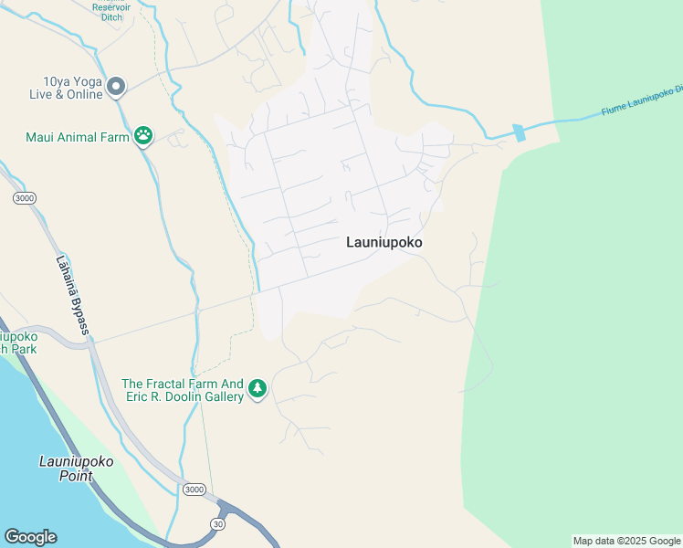 map of restaurants, bars, coffee shops, grocery stores, and more near 550 Kai Hele Ku Street in Lahaina