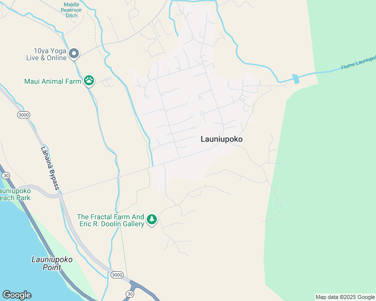 map of restaurants, bars, coffee shops, grocery stores, and more near 537 Kai Hele Ku Street in Lahaina