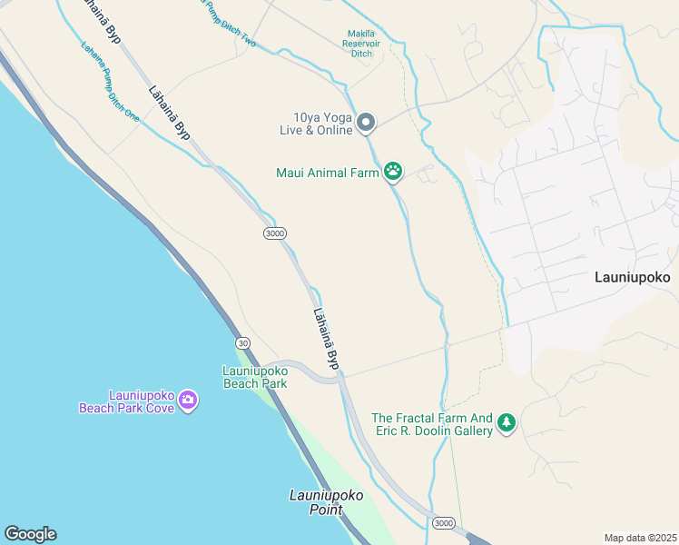map of restaurants, bars, coffee shops, grocery stores, and more near 153 Haniu Street in Lahaina