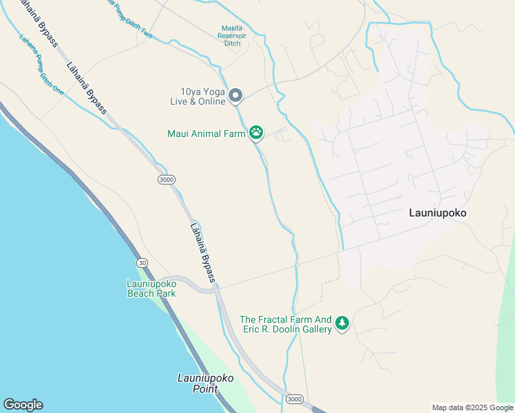 map of restaurants, bars, coffee shops, grocery stores, and more near 0 Haniu Street in Lahaina