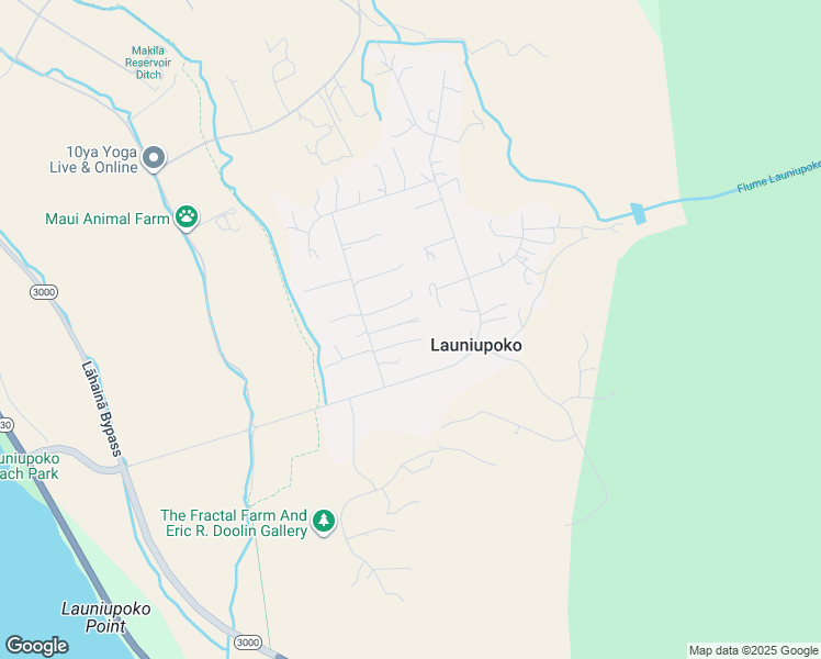 map of restaurants, bars, coffee shops, grocery stores, and more near 40 Awaiku Street in Lahaina