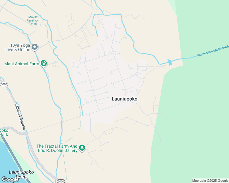 map of restaurants, bars, coffee shops, grocery stores, and more near 21 Huapala Place in Lahaina