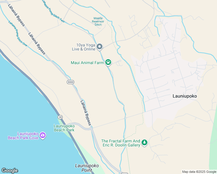 map of restaurants, bars, coffee shops, grocery stores, and more near 147 Haniu Street in Lahaina