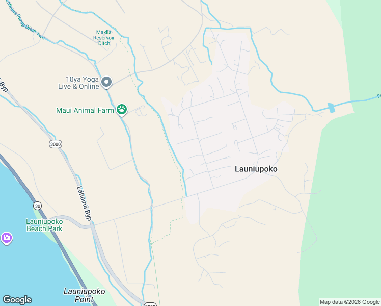 map of restaurants, bars, coffee shops, grocery stores, and more near 115B Awaiku Street in Lahaina