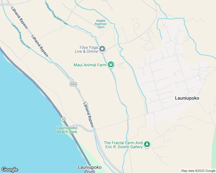 map of restaurants, bars, coffee shops, grocery stores, and more near 147 Haniu Street in Lahaina