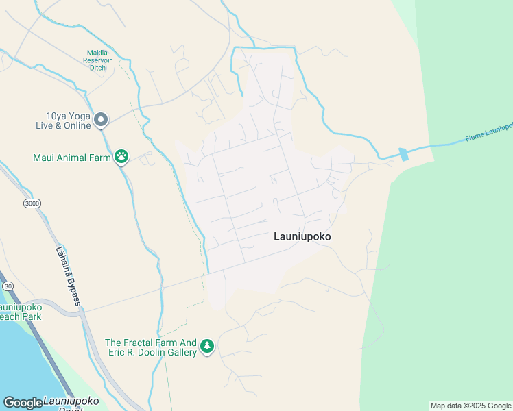 map of restaurants, bars, coffee shops, grocery stores, and more near 110 Awaiku Street in Lahaina