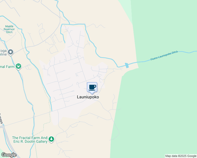 map of restaurants, bars, coffee shops, grocery stores, and more near 60 East Huapala Place in Lahaina