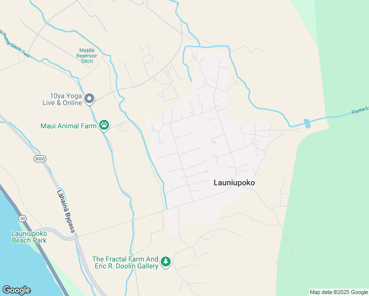 map of restaurants, bars, coffee shops, grocery stores, and more near 176 Awaiku Street in Lahaina