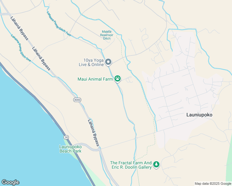 map of restaurants, bars, coffee shops, grocery stores, and more near 173 Haniu Street in Lahaina