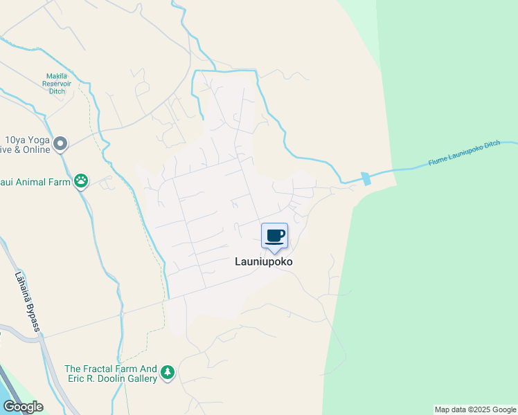 map of restaurants, bars, coffee shops, grocery stores, and more near 750 Kai Hele Ku Street in Lahaina