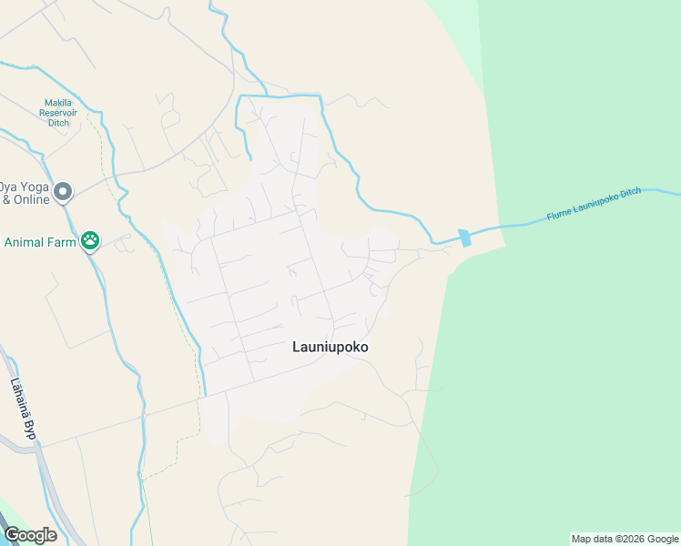 map of restaurants, bars, coffee shops, grocery stores, and more near 11 East Huapala Place in Lahaina