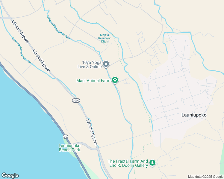 map of restaurants, bars, coffee shops, grocery stores, and more near 263 Haniu Street in Lahaina