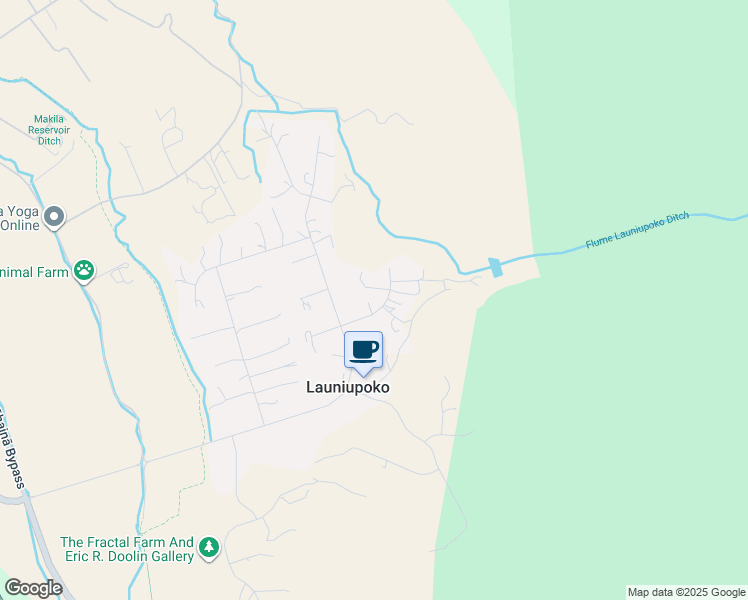 map of restaurants, bars, coffee shops, grocery stores, and more near 75 East Huapala Place in Lahaina