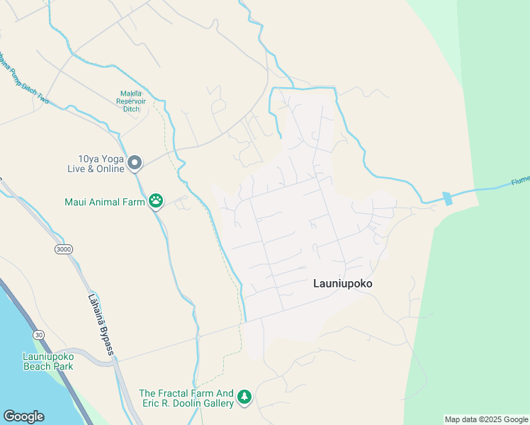 map of restaurants, bars, coffee shops, grocery stores, and more near 206 Awaiku Street in Lahaina