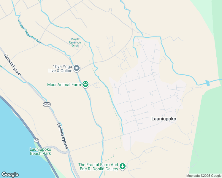 map of restaurants, bars, coffee shops, grocery stores, and more near 202 Paia Pohaku Place in Lahaina