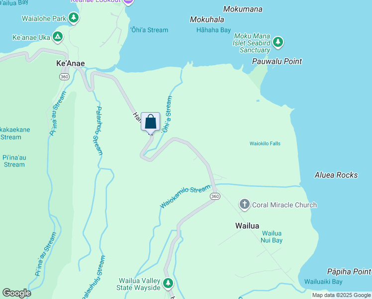map of restaurants, bars, coffee shops, grocery stores, and more near 14-000 Hana Highway in Maui County