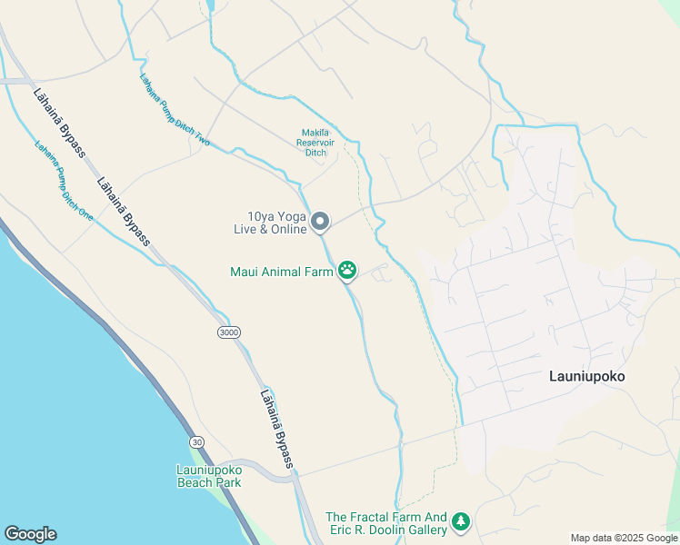 map of restaurants, bars, coffee shops, grocery stores, and more near 242 Haniu Street in Lahaina