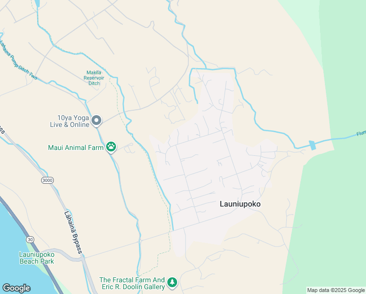 map of restaurants, bars, coffee shops, grocery stores, and more near 135 Paia Pohaku Street in Lahaina
