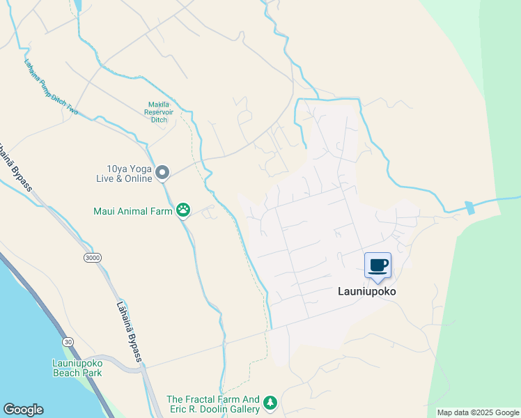 map of restaurants, bars, coffee shops, grocery stores, and more near 172 Paia Pohaku Place in Lahaina