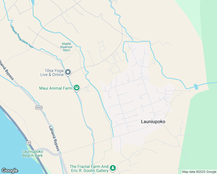 map of restaurants, bars, coffee shops, grocery stores, and more near 172 Paia Pohaku Place in Lahaina