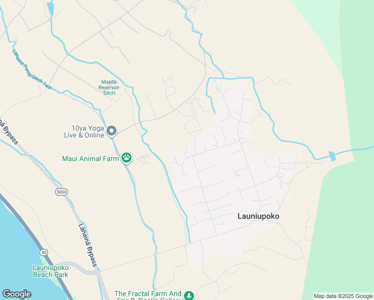map of restaurants, bars, coffee shops, grocery stores, and more near 160 Paia Pohaku Place in Lahaina